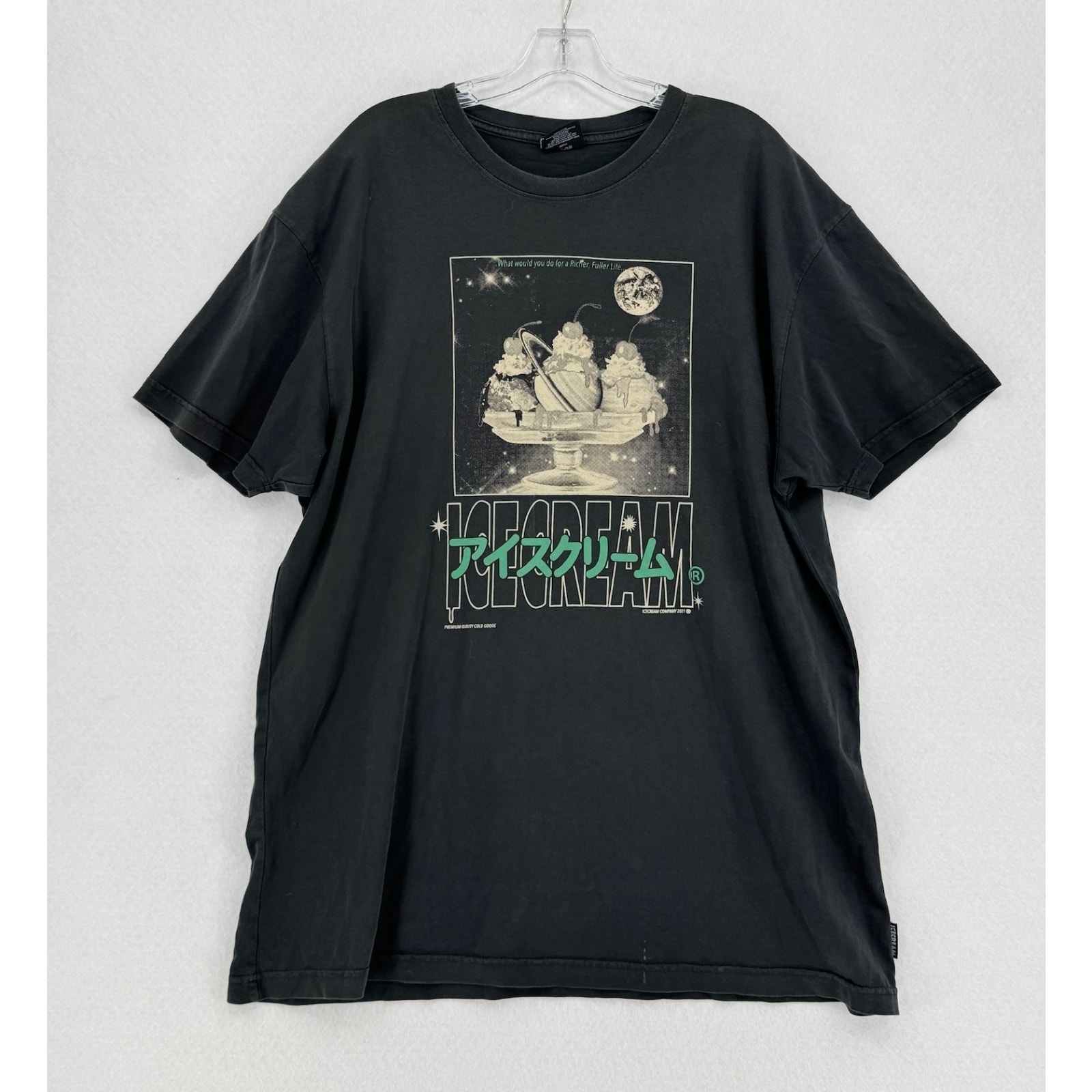Billionaire Boys Club Icecream Vintage Black Japanese Graphic T Shirt Sz 2x